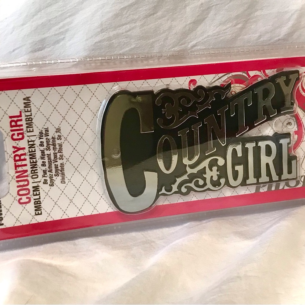 Country Girl Emblem For Car/Truck